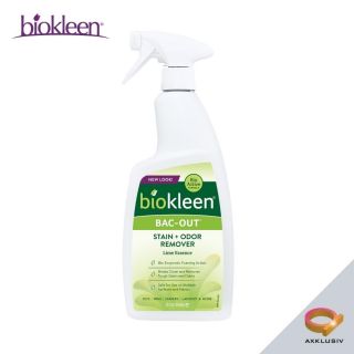 Biokleen Bac-Out Stain+Odor Remover Foam Spray Lime Essence (32oz / 946ml) / Plant-derived Ingredients / No Artificial Fragrances or Dyes / Made in USA