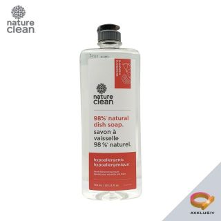 Nature Clean Dishwashing Liquid Mandarin Grapefruit 740ml/ Non-Irritating/ 98% Natural