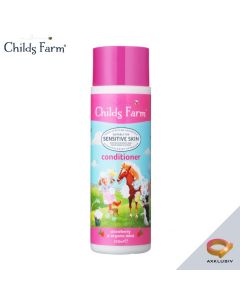 Childs Farm Conditioner Strawberry & Organic Mint 250ml/ Suitable For Eczema-prone Skin, Newborns & Above/ Dermatologist and Paediatrician Approved/ Made In UK