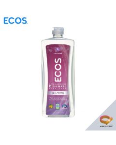 ECOS Dishmate Hypoallergenic Dish Soap Lavender 25oz / Plant-derived formula / No harmful chemicals / Made in USA