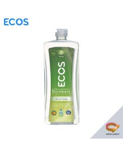 ECOS Dishmate Hypoallergenic Dish Soap Pear 25oz / Plant-derived formula / No harmful chemicals / Made in USA