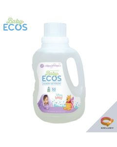 ECOS Baby Hypoallergenic Laundry Detergent Lavender & Chamomile 50oz / Plant-derived formula / No harmful chemicals / Made in USA