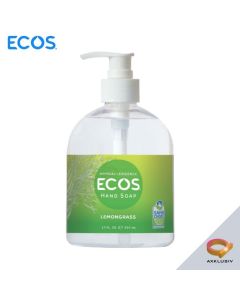 ECOS Hypoallergenic Hand Soap Lemongrass 17oz / Plant-derived formula / No harmful chemicals / Made in USA